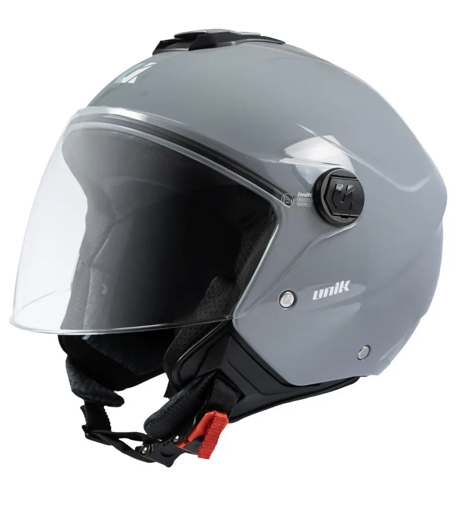 Casco jet Unik Vertex Gris nardo