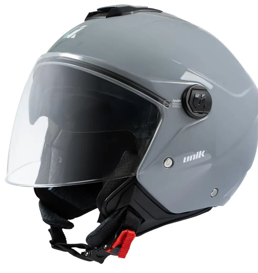 Casco jet Unik Vertex Dv Gris nardo