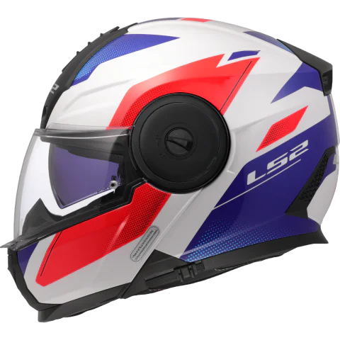 Casco LS2 FF902 SCOPE II DURIA WHITE BLUE RED