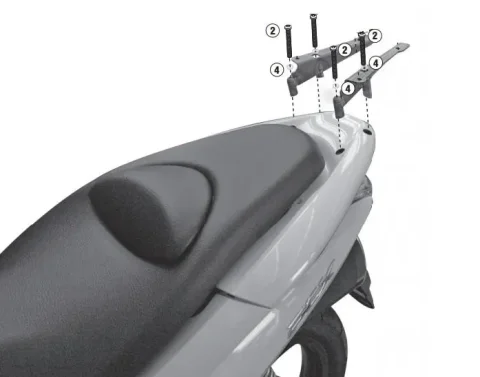 Fijación Givi HONDA PCX 125 (18-20) PCX 125-150 (10-13) PCX 125 (21-23) PCX 125-150 (14-17) / PCX 150 (18)