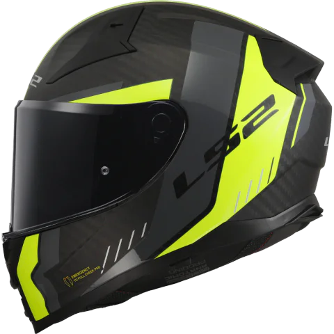Casco LS2 FF811 Vector II Carbono Grid Negro/Amarillo
