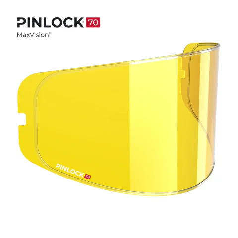 DKS 209 LAMINA PINLOCK MAX VISION PARA PANTALLA MT-V-14 AMARILLA
