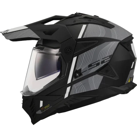 MX702 PIONEER II HILL MATT BLACK WHITE