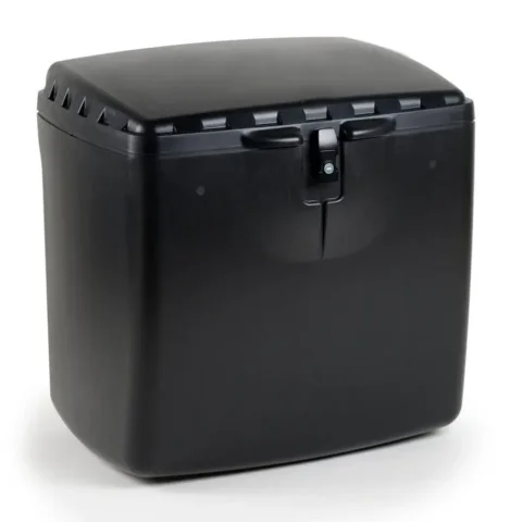 Maleta Reparto Mega Box 100L con cerradura Negro