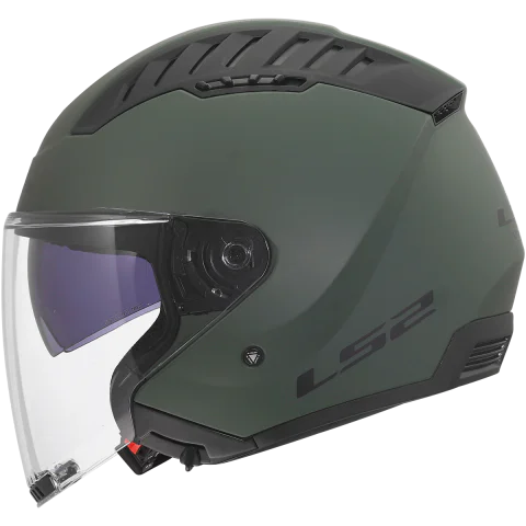 Casco LS2 OF600 COPTER II SOLID MILITARY GREEN