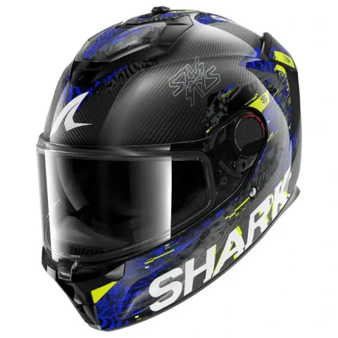 Casco Shark Spartan GT Pro Carbon Speed-Vib Antracita/Azul