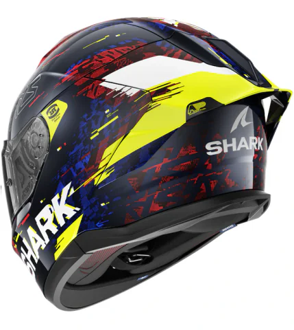 Casco Shark Skwal Cup Speed-Vib Azul/Rojo/Amarillo