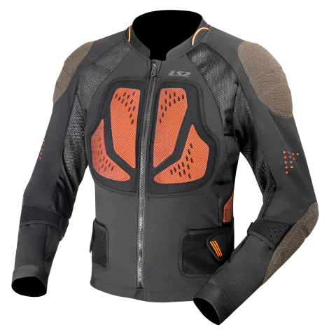 Chaqueta Hombre LS2 X-Terrain Negro/Naranja