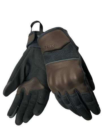 GUANTE SD-C36 ICON HOMBRE MARRON/NEGRO S