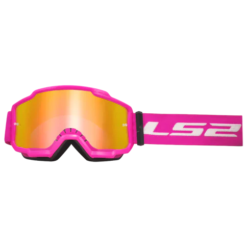 CHARGER GOGGLE WITH IRIDIUM VISOR PINK