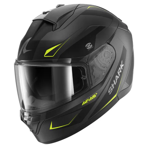 Casco Shark Ridill 2 Mekarium Negro/Amarillo mate