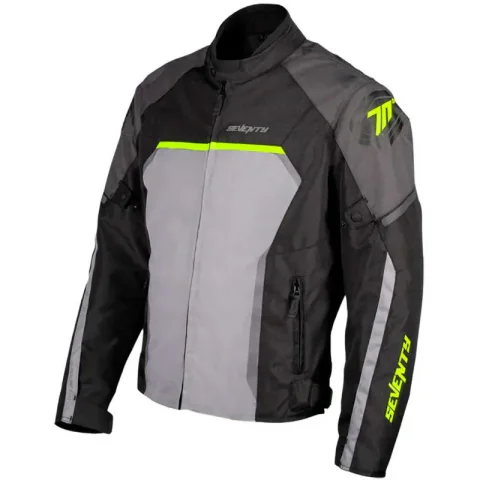 Chaqueta Seventy SD-JR65 Piston Gris/Negro/Amarillo