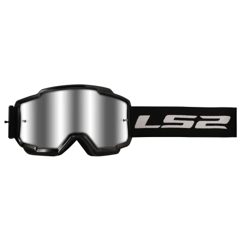 CHARGER GOGGLE WITH SILVER VISOR BLACK