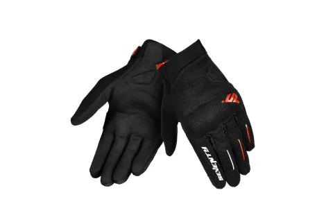 GUANTE SD-C40 ASPHALT HOMBRE NEGRO/ROJO S