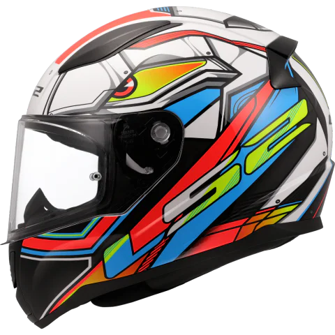 Casco LS2 FF353 RAPID II XDRON WHITE NEON ORANGE