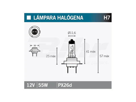 Lámpara Osram 64210 H7