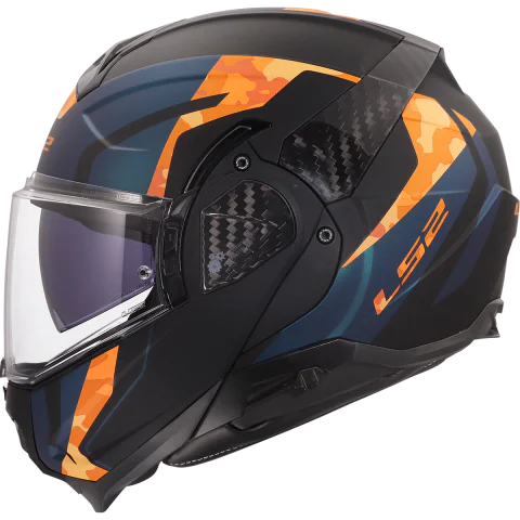 Casco LS2 FF910 ADVANT II GLIDE BLACK ORANGE