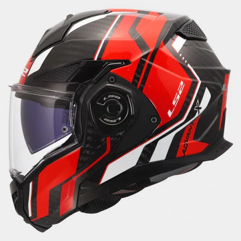 Casco LS2 FF901 Advant X Carbono Dynamic Rojo