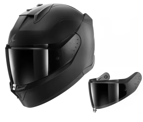 Casco Shark D-Skwal 3 Dark Shadow Negro mate