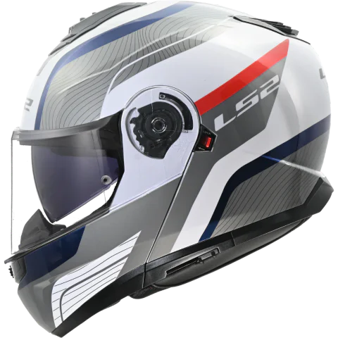 Casco LS2 FF908 STROBE II MONZA WHITE BLUE RED