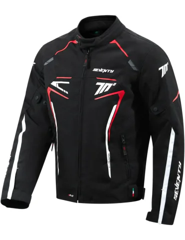 Chaqueta Seventy SD-JR65 Piston Negra/Rojo/Blanco