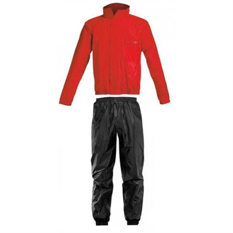 Traje de lluvia Acerbis Logo Negro/Rojo