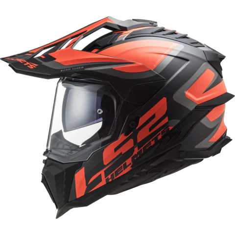 MX701 EXPLORER ALTER MATT BLACK FLUO ORANGE