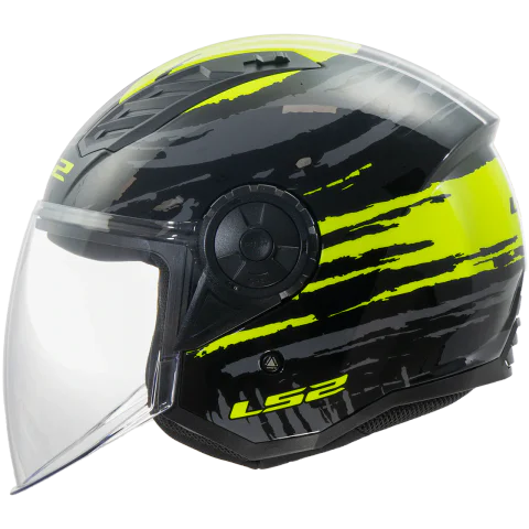 OF616 AIRFLOW II BRUSH BLACK HI VIS YELLOW