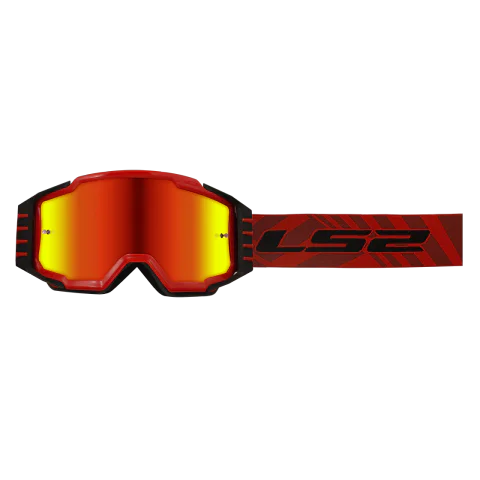 CHARGER PRO GOGGLE WITH IRIDIUM VISOR RED