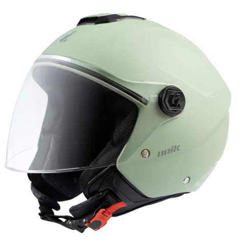Casco jet Unik Vertex Verde oliva