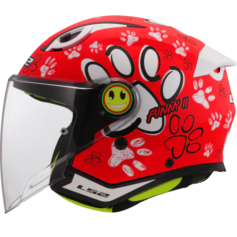 OF622 FUNNY II PAWS RED