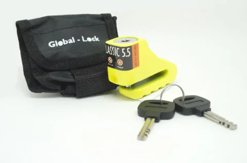 Candado de disco CLASSIC 5.5 (5,5mm) Amarillo