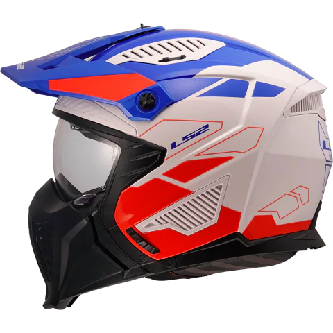 OF606 DRIFTER TREK WHITE BLUE RED