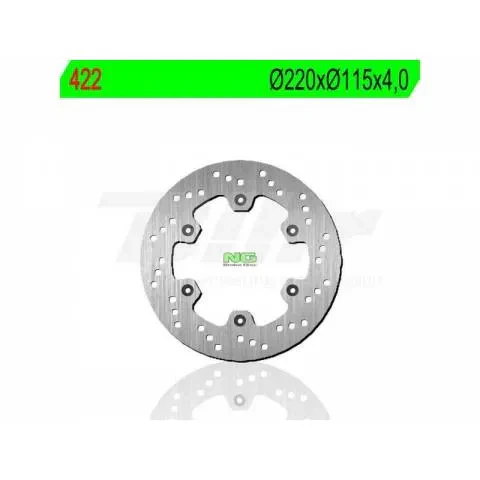 Disco de freno NG 422 Ø220 x Ø115 x 4