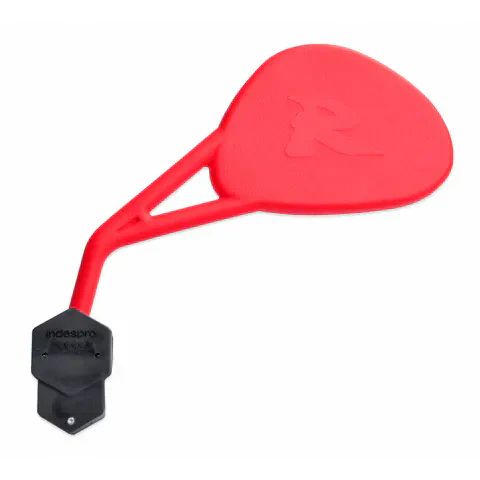 Espejo Retrovisor Homologado Izquierdo. Enduro R. Con Brida. Rojo HONDA