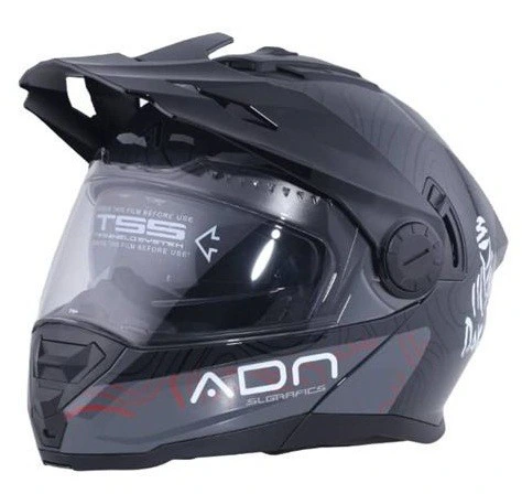 Casco ADN Duale P+J Dakar Moon Gris