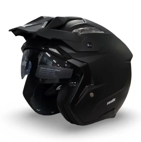 Casco Trial Unik Link DV Negro mate