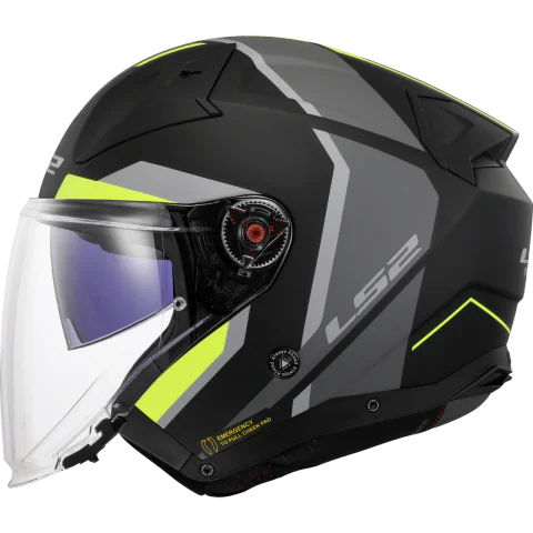 OF603 INFINITY II FOCUS MATT BLACK HI VIS YELLOW
