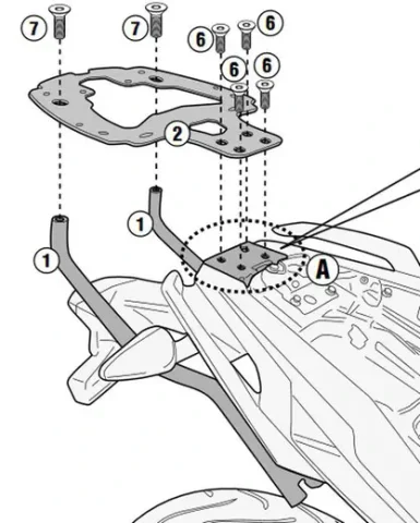 ADAPTADOR BMW G 310 R (17-21)