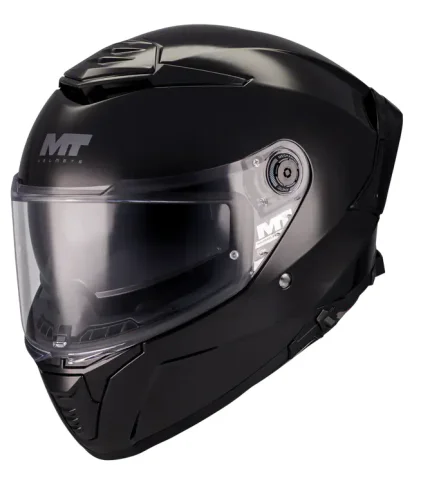 Casco Mt FF118SV Thunder 4 SV Pure A1 Negro brillo