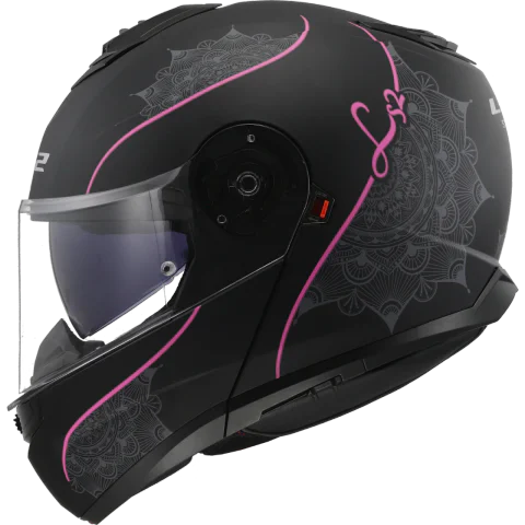 Casco LS2 FF908 STROBE II LUX MATT BLACK PINK