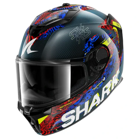 Casco Shark Spartan GT Pro Carbon Speed-Vib Azul/Rojo
