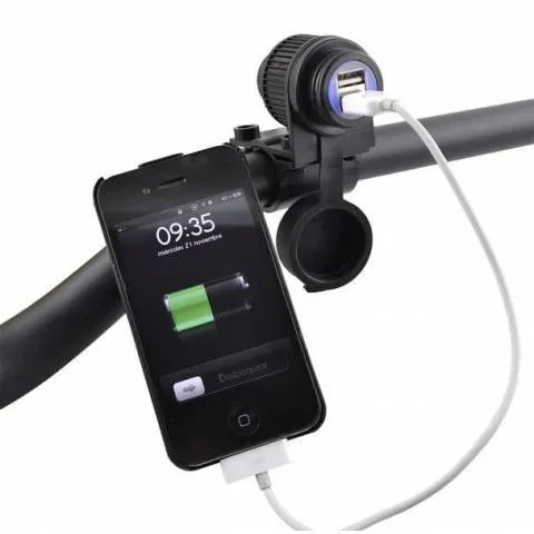 Cargador USB 12V para móviles