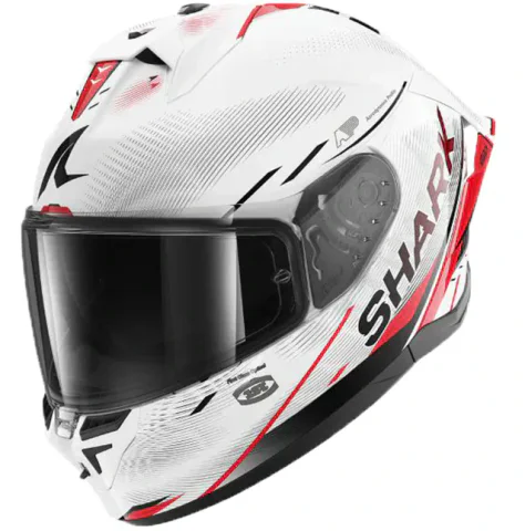 Casco Shark Skwal Cup Speed-Tech Blanco/Rojo/Negro