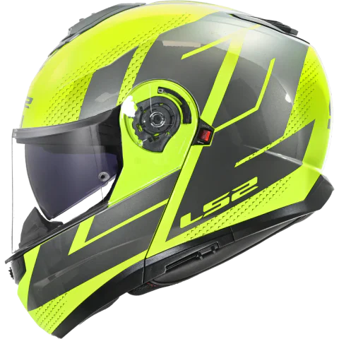 Casco LS2 FF908 STROBE II CODE HI VIS YELLOW GREY
