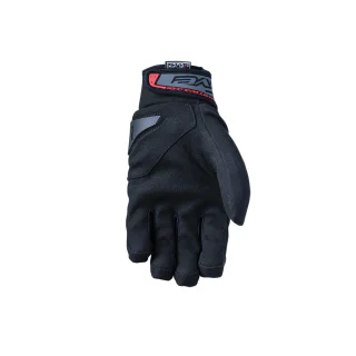 GUANTES FIVE RS WP NEGRO / ROJO 2