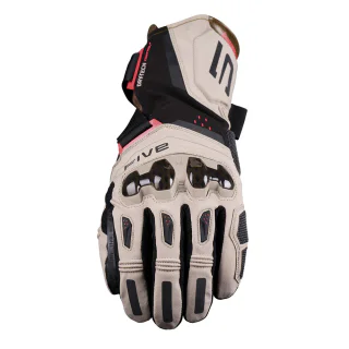 GUANTES FIVE TFX2 EVO WP+ ARENA / MARRON / ROJO 1