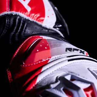 GUANTES FIVE RFX1 EVO BLANCO / ROJO FLUOR 4