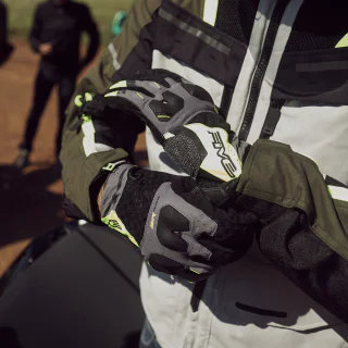 GUANTES FIVE TFX3 AIRFLOW GRIS / ROJO 8