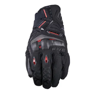 GUANTES FIVE TFX1 AIRFLOW NEGRO / ROJO FLUOR 1